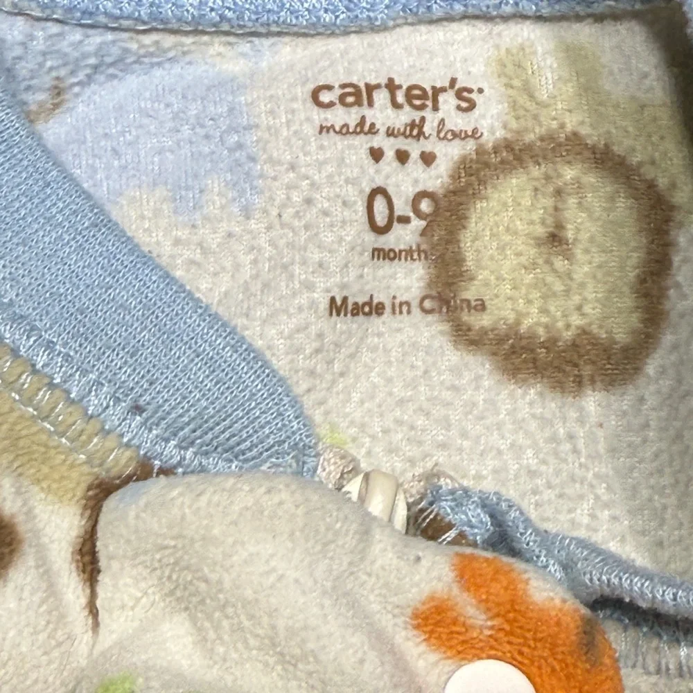 Carter's | Safari Print Baby Fleece Sleep Sack | 0-9M